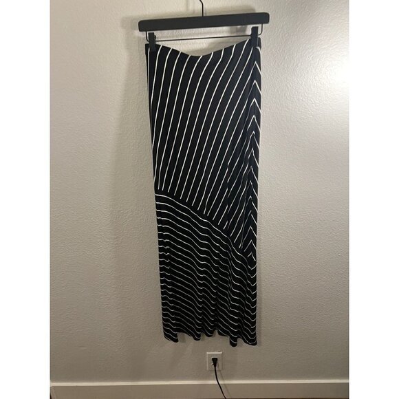 Matty M. black and white strip maxi skirt size S - Picture 4 of 4
